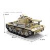 Kazi KY82050 82050 non  XE TĂNG VALENTINE MK.I bộ đồ chơi xếp lắp ráp ghép mô hình Military Army Quân Sự Bộ Đội 561 khối