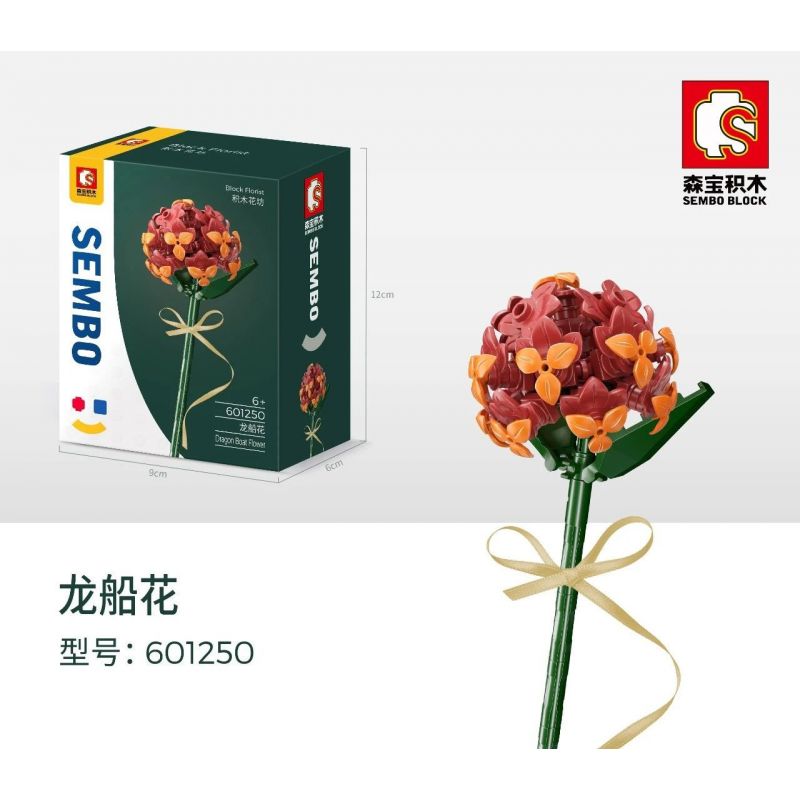 SEMBO 601250 non  HOA RỒNG bộ đồ chơi xếp lắp ráp ghép mô hình Flowers BLOCK FLORIST