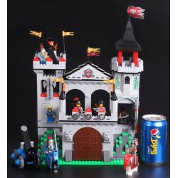 QMAN ENLIGHTEN KEEPPLEY 1021 non  TẤN CÔNG LÂU ĐÀI ĐẠI BÀNG bộ đồ chơi xếp lắp ráp ghép mô hình Medieval Castle CASTLE KNIGHTS Chiến Tranh Trung Cổ 568 khối