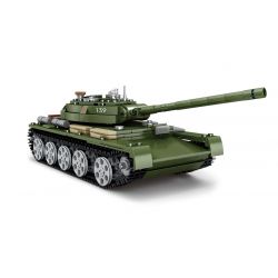 Kazi KY82049 82049 non  XE TĂNG HẠNG TRUNG T-44 bộ đồ chơi xếp lắp ráp ghép mô hình Military Army Quân Sự Bộ Đội 535 khối