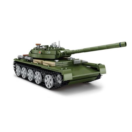 Kazi KY82049 82049 non  XE TĂNG HẠNG TRUNG T-44 bộ đồ chơi xếp lắp ráp ghép mô hình Military Army Quân Sự Bộ Đội 535 khối