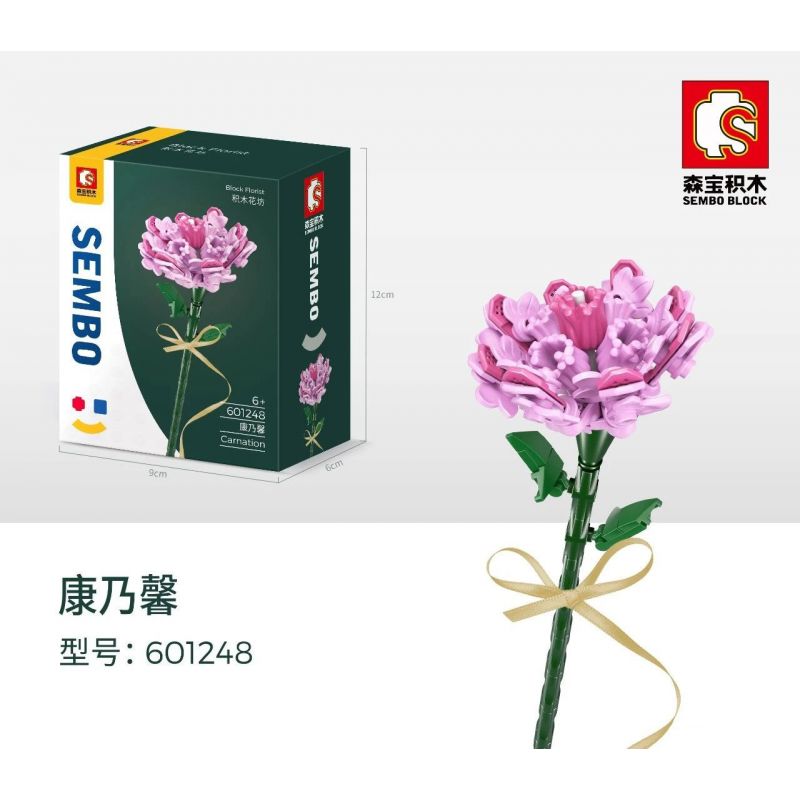 SEMBO 601248 non  CẨM CHƯỚNG bộ đồ chơi xếp lắp ráp ghép mô hình Flowers BLOCK FLORIST Hoa