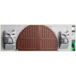 QMAN ENLIGHTEN KEEPPLEY 1021 non  TẤN CÔNG LÂU ĐÀI ĐẠI BÀNG bộ đồ chơi xếp lắp ráp ghép mô hình Medieval Castle CASTLE KNIGHTS Chiến Tranh Trung Cổ 568 khối