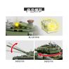 Kazi KY82049 82049 non  XE TĂNG HẠNG TRUNG T-44 bộ đồ chơi xếp lắp ráp ghép mô hình Military Army Quân Sự Bộ Đội 535 khối