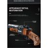 REOBRIX 77028 non  SÚNG NGẮN HAI NÒNG bộ đồ chơi xếp lắp ráp ghép mô hình Gun DOUBLE-BARRELED SHOTGUN 1006 khối
