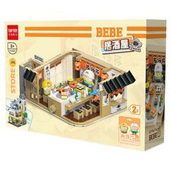TOP TOY TC2007 2007 non  CON VẸT NHỎ BEBE PLAY MALL 2F IZAKAYA bộ đồ chơi xếp lắp ráp ghép mô hình Movie & Game Phim Và Trò Chơi