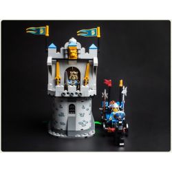 QMAN ENLIGHTEN KEEPPLEY 1020 non  PHÒNG THỦ LÂU ĐÀI NHÀ VUA bộ đồ chơi xếp lắp ráp ghép mô hình Medieval Castle CASTLE KNIGHTS Chiến Tranh Trung Cổ 267 khối