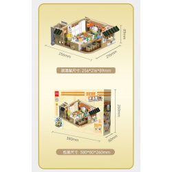 TOP TOY TC2007 2007 non  CON VẸT NHỎ BEBE PLAY MALL 2F IZAKAYA bộ đồ chơi xếp lắp ráp ghép mô hình Movie & Game Phim Và Trò Chơi