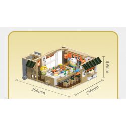 TOP TOY TC2007 2007 non  CON VẸT NHỎ BEBE PLAY MALL 2F IZAKAYA bộ đồ chơi xếp lắp ráp ghép mô hình Movie & Game Phim Và Trò Chơi