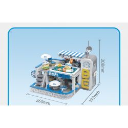 TOP TOY TC2007 2007 non  CON VẸT NHỎ BEBE PLAY MALL 2F IZAKAYA bộ đồ chơi xếp lắp ráp ghép mô hình Movie & Game Phim Và Trò Chơi