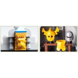 QMAN ENLIGHTEN KEEPPLEY 1020 non  PHÒNG THỦ LÂU ĐÀI NHÀ VUA bộ đồ chơi xếp lắp ráp ghép mô hình Medieval Castle CASTLE KNIGHTS Chiến Tranh Trung Cổ 267 khối
