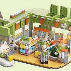 TOP TOY TC2007 2007 non  CON VẸT NHỎ BEBE PLAY MALL 2F IZAKAYA bộ đồ chơi xếp lắp ráp ghép mô hình Movie & Game Phim Và Trò Chơi