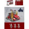 Decool 20606 Jisi 20606 non  RỒNG LỬA SIEGE. bộ đồ chơi xếp lắp ráp ghép mô hình Three Kingdoms DRAGON SIEGE VEHICLES Tam Quốc Diễn Nghĩa 244 khối