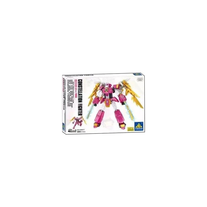 Kazi KY8077 8077 non  CHIẾN BINH TRINH NỮ bộ đồ chơi xếp lắp ráp ghép mô hình Transformers CONSTELLATION FIGHTER CIRGO Robot Đại Chiến Người Máy Biến Hình 385 khối
