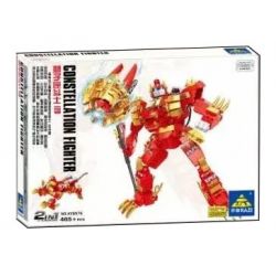 Kazi KY8076 8076 non  CHIẾN BINH SƯ TỬ bộ đồ chơi xếp lắp ráp ghép mô hình Transformers CONSTELLATION FIGHTER LEO Robot Đại Chiến Người Máy Biến Hình 465 khối