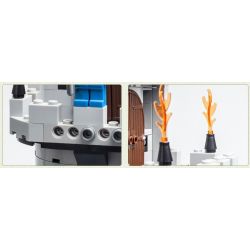 QMAN ENLIGHTEN KEEPPLEY 1020 non  PHÒNG THỦ LÂU ĐÀI NHÀ VUA bộ đồ chơi xếp lắp ráp ghép mô hình Medieval Castle CASTLE KNIGHTS Chiến Tranh Trung Cổ 267 khối