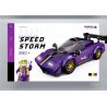 KUYU MOXING 3003 non  4 XE ĐUA bộ đồ chơi xếp lắp ráp ghép mô hình Racers SPEED STORM Đua Tốc Độ