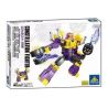 Kazi KY8074 8074 non  MÁY BAY CHIẾN ĐẤU SONG TỬ bộ đồ chơi xếp lắp ráp ghép mô hình Transformers CONSTELLATION FIGHTER GEMINI Robot Đại Chiến Người Máy Biến Hình 446 khối
