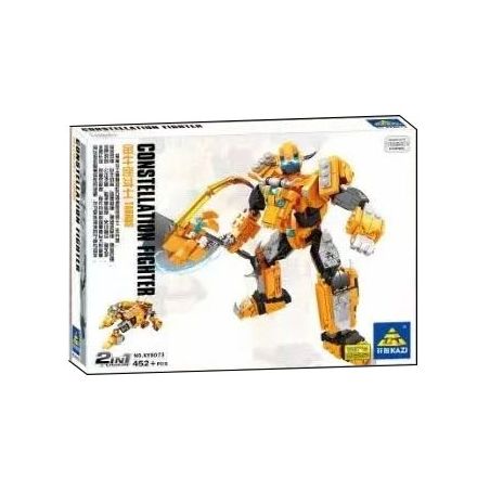 Kazi KY8073 8073 non  VÕ SĨ KIM NGƯU bộ đồ chơi xếp lắp ráp ghép mô hình Transformers CONSTELLATION FIGHTER TAURUS Robot Đại Chiến Người Máy Biến Hình 452 khối