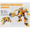 Kazi KY8073 8073 non  VÕ SĨ KIM NGƯU bộ đồ chơi xếp lắp ráp ghép mô hình Transformers CONSTELLATION FIGHTER TAURUS Robot Đại Chiến Người Máy Biến Hình 452 khối
