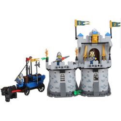 QMAN ENLIGHTEN KEEPPLEY 1019 non  TẤN CÔNG PHÁO ĐÀI TRONG RỪNG bộ đồ chơi xếp lắp ráp ghép mô hình Medieval Castle CASTLE KNIGHTS Chiến Tranh Trung Cổ 262 khối