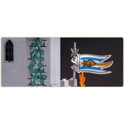 QMAN ENLIGHTEN KEEPPLEY 1019 non  TẤN CÔNG PHÁO ĐÀI TRONG RỪNG bộ đồ chơi xếp lắp ráp ghép mô hình Medieval Castle CASTLE KNIGHTS Chiến Tranh Trung Cổ 262 khối