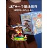SEMBO 506171 non  ALICE KHÔNG TRỌNG LƯỢNG IN WONDERLAND bộ đồ chơi xếp lắp ráp ghép mô hình Disney Princess FAIRY TALE BOOK ALICE WONDERLAND Công Chúa 635 khối