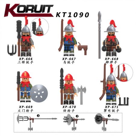 KORUIT KT1090 1090 XP non  TRẠI MÁY CHẾT bộ đồ chơi xếp lắp ráp ghép mô hình Collectable Minifigures Búp Bê Sưu Tầm