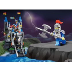 QMAN ENLIGHTEN KEEPPLEY 1022 non  PHÒNG THỦ CỔNG LÂU ĐÀI SƯ TỬ bộ đồ chơi xếp lắp ráp ghép mô hình Medieval Castle CASTLE KNIGHTS Chiến Tranh Trung Cổ 546 khối