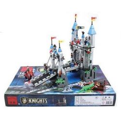 QMAN ENLIGHTEN KEEPPLEY 1022 non  PHÒNG THỦ CỔNG LÂU ĐÀI SƯ TỬ bộ đồ chơi xếp lắp ráp ghép mô hình Medieval Castle CASTLE KNIGHTS Chiến Tranh Trung Cổ 546 khối