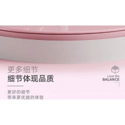 QIZHILE 93001 non  XE CÂN BẰNG BÍ NGÔ bộ đồ chơi xếp lắp ráp ghép mô hình PUMPKIN CARRIAGE