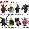 KORUIT KT1004 1004 XP non  HÀNG TRĂM NGƯỜI 8 SIÊU ANH HÙNG bộ đồ chơi xếp lắp ráp ghép mô hình Super Heroes Siêu Nhân Anh Hùng