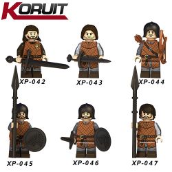 KORUIT XP non  TRÒ CHƠI THRONES. bộ đồ chơi xếp lắp ráp ghép mô hình Collectable Minifigures Búp Bê Sưu Tầm