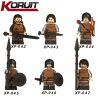 KORUIT XP non  TRÒ CHƠI THRONES. bộ đồ chơi xếp lắp ráp ghép mô hình Collectable Minifigures Búp Bê Sưu Tầm