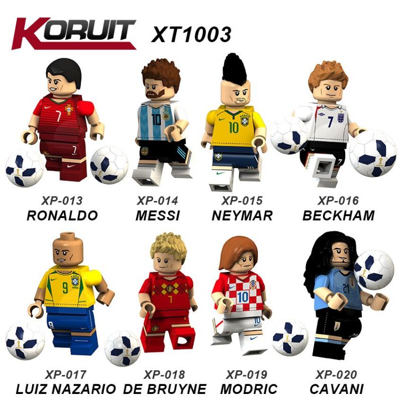 KORUIT XP KT1003 1003 non  HÀNG TRĂM NGƯỜI 8 WORLD CUP bộ đồ chơi xếp lắp ráp ghép mô hình Sports Thể Thao