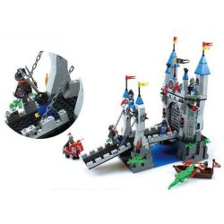 QMAN ENLIGHTEN KEEPPLEY 1022 non  PHÒNG THỦ CỔNG LÂU ĐÀI SƯ TỬ bộ đồ chơi xếp lắp ráp ghép mô hình Medieval Castle CASTLE KNIGHTS Chiến Tranh Trung Cổ 546 khối