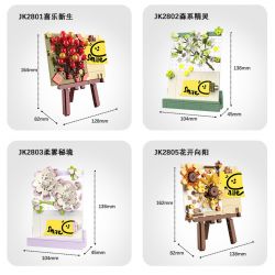 JAKI JK2801 2801 non  CUỘC SỐNG MỚI HẠNH PHÚC bộ đồ chơi xếp lắp ráp ghép mô hình