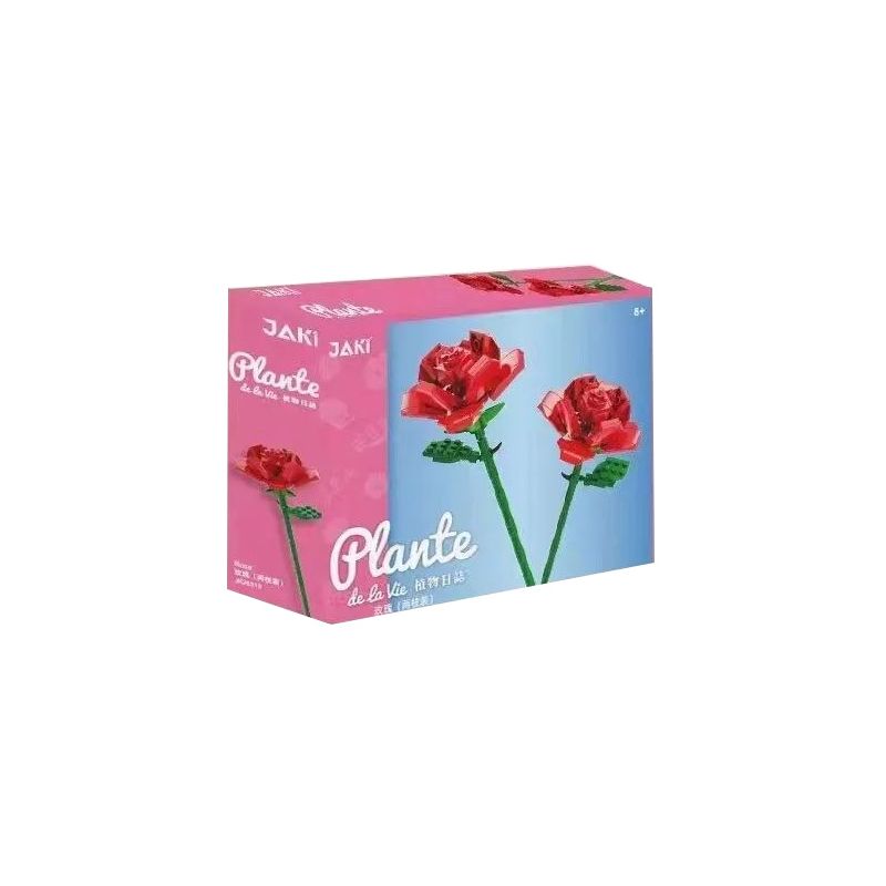 JAKI JK26313 26313 non  HOA HỒNG (SANSHISO) bộ đồ chơi xếp lắp ráp ghép mô hình Flowers 190 khối