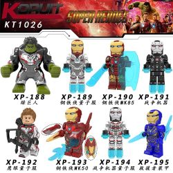 KORUIT KT1026 1026 XP non  HÀNG TRĂM NGƯỜI 8 LIÊN MINH AVENGERS bộ đồ chơi xếp lắp ráp ghép mô hình Super Heroes Siêu Nhân Anh Hùng
