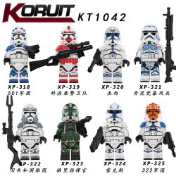 KORUIT KT1042 1042 XP non  HÀNG TRĂM NGƯỜI 8 CHIẾN TRANH GIỮA CÁC VÌ SAO bộ đồ chơi xếp lắp ráp ghép mô hình Star Wars