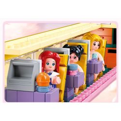 SLUBAN M38-B1166 B1166 1166 M38B1166 38-B1166 non  GIẤC MƠ HỒNG BẮT ĐẦU HÀNH TRÌNH KỲ NGHỈ TRÊN MÁY BAY bộ đồ chơi xếp lắp ráp ghép mô hình Girl HOLIDAY PLANE Con Gái 384 khối