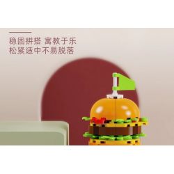 QIZHILE 93004 non  CÂN BẰNG THIÊN ĐƯỜNG CARB bộ đồ chơi xếp lắp ráp ghép mô hình HAPPY CARB