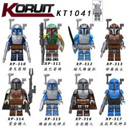 KORUIT KT1041 1041 XP non  HÀNG TRĂM NGƯỜI 8 MANDARO bộ đồ chơi xếp lắp ráp ghép mô hình Star Wars Chiến Tranh Giữa Các Vì Sao