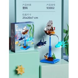 QIZHILE 93002 non  CÂN BẰNG HÀNH TRÌNH GIẢ TƯỞNG bộ đồ chơi xếp lắp ráp ghép mô hình FANTASY JOURNEY
