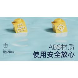 QIZHILE 93002 non  CÂN BẰNG HÀNH TRÌNH GIẢ TƯỞNG bộ đồ chơi xếp lắp ráp ghép mô hình FANTASY JOURNEY