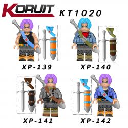 KORUIT XP KT1020 1020 non  TEX. bộ đồ chơi xếp lắp ráp ghép mô hình Collectable Minifigures Búp Bê Sưu Tầm