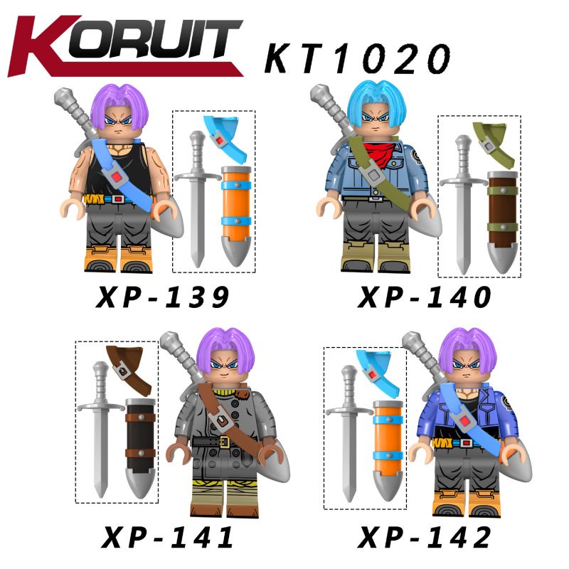 KORUIT XP KT1020 1020 non  TEX. bộ đồ chơi xếp lắp ráp ghép mô hình Collectable Minifigures Búp Bê Sưu Tầm
