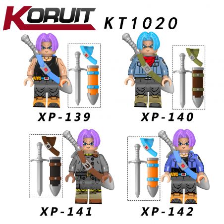 KORUIT XP KT1020 1020 non  TEX. bộ đồ chơi xếp lắp ráp ghép mô hình Collectable Minifigures Búp Bê Sưu Tầm