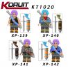 KORUIT XP KT1020 1020 non  TEX. bộ đồ chơi xếp lắp ráp ghép mô hình Collectable Minifigures Búp Bê Sưu Tầm