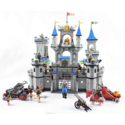 QMAN ENLIGHTEN KEEPPLEY 1023 non  BAO VÂY LÂU ĐÀI NHÀ VUA bộ đồ chơi xếp lắp ráp ghép mô hình Medieval Castle LION CASTLE Chiến Tranh Trung Cổ 1393 khối